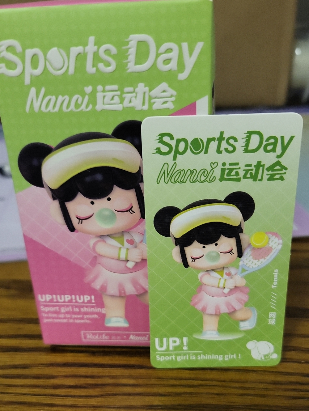 Sports Day Pink Tennis Girl Figure - Collectible Kids Toy